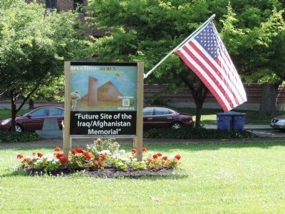 "Future Site of the Iraq/Afghanistan Memorial" at the Buffalo, Erie County Military & Naval Park. Click for full size. "Future Site of the Iraq/Afghanistan Memorial" at the Buffalo, Erie County Military & Naval Park image. Click for full size.