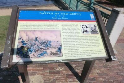 Battle of New Bern Marker image. Click for full size.