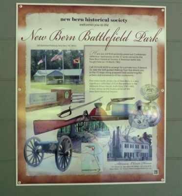 New Bern Battlefield Park Marker image. Click for full size.
