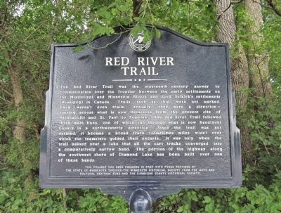 Red River Trail Marker image. Click for full size.