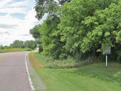 Former Red River Trail and Marker image. Click for full size.