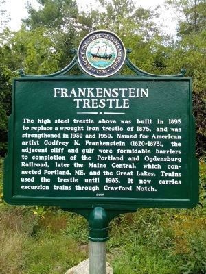 Frankenstein Trestle Marker image. Click for full size.