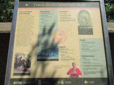 Three Rivers Heritage Trail Marker image. Click for full size.