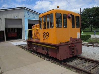 25 Ton G.E. Diesel-Electric Locomotive 89 Marker image. Click for full size.