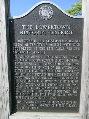 The Lowertown Historic District Marker image. Click for full size.