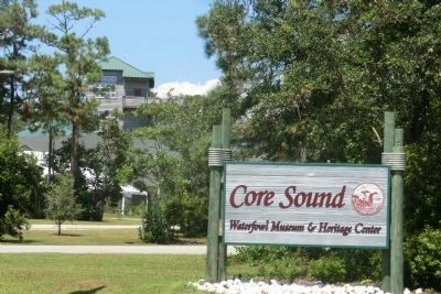 Core Sound Waterfowl Museum & Heritage Center-Entrance Sign image. Click for full size.