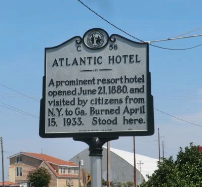 Atlantic Hotel Marker image. Click for full size.