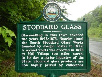 Stoddard Glass Marker image. Click for full size.