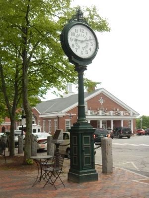 Bath Street Clock Marker. Click for full size. Bath Street Clock Marker image. Click for full size.