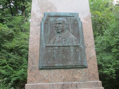 Orton Memorial Marker close up. Click for full size. Orton Memorial Marker close up image. Click for full size.