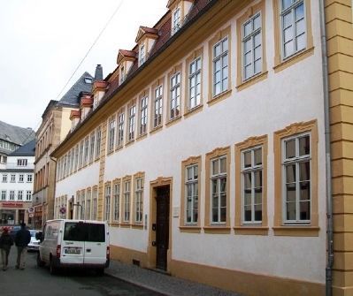 Johann Matthäus Meyfart and/und Caspar Friedrich Lossius House and Marker. Click for full size. Johann Matthäus Meyfart and/und Caspar Friedrich Lossius House and Marker image. Click for full size.