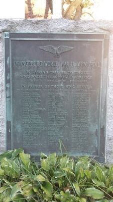 Orangeburg World War II Memorial image. Click for full size.
