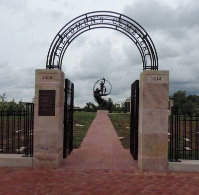 Freedmen's Cemetery image. Click for full size.