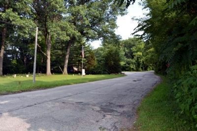 View north towards intersection of<br>Park Street and County Road N 100W. Click for full size. View north towards intersection of<br>Park Street and County Road N 100W image. Click for full size.
