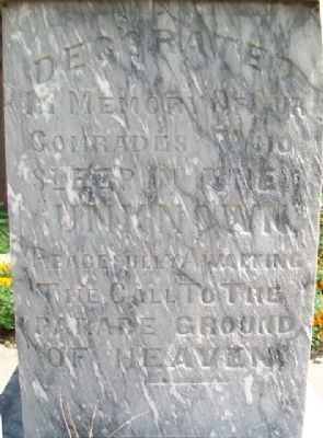 Civil War Memorial Decorated. Click for full size. Civil War Memorial Decorated image. Click for full size.