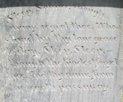 Civil War Memorial Poem. Click for full size. Civil War Memorial Poem image. Click for full size.