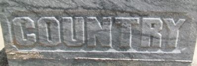 Civil War Memorial Engraving image. Click for full size.