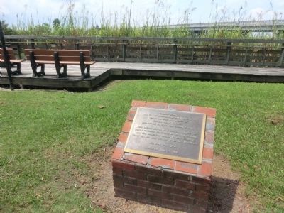 Operation Desert Storm Memorial Marker with marsh land in the background. Click for full size. Operation Desert Storm Memorial Marker with marsh land in the background image. Click for full size.