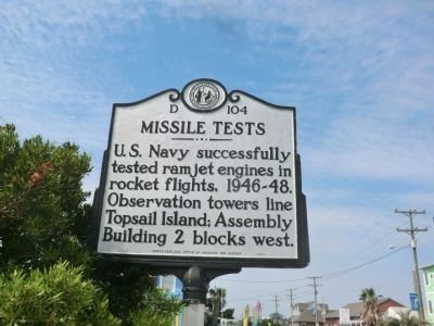 Missile Tests Marker image. Click for full size.