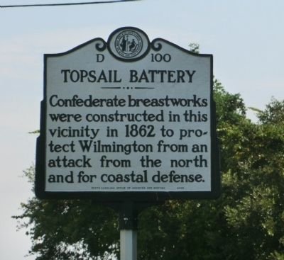 Topsail Battery Marker image. Click for full size.
