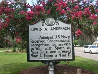 Edwin A. Anderson Marker. Click for full size. Edwin A. Anderson Marker image. Click for full size.