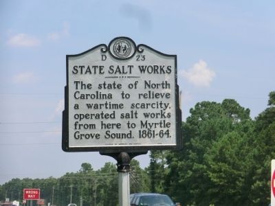 State Salt Works Marker image. Click for full size.