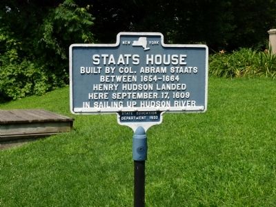 Staats House Marker. Click for full size. Staats House Marker image. Click for full size.