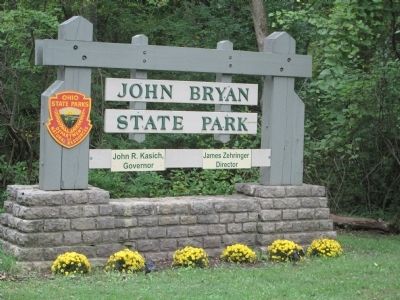 John Bryan State Park Main Gate image. Click for full size.