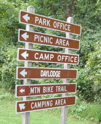 John Bryan State Park directory image. Click for full size.