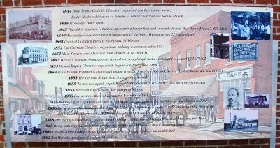 Timeline of Weston History Marker Panel 2. Click for full size. Timeline of Weston History Marker Panel 2 image. Click for full size.