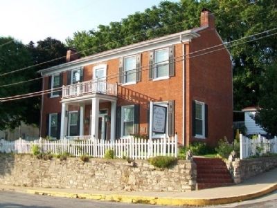 Benjamin Wood House and Marker. Click for full size. Benjamin Wood House and Marker image. Click for full size.