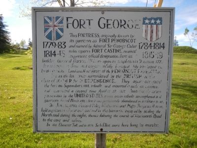 Fort George Marker image. Click for full size.