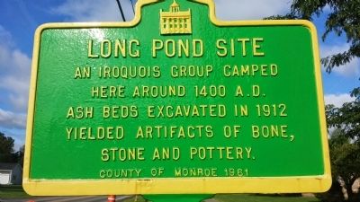 Long Pond Site Marker. Click for full size. Long Pond Site Marker image. Click for full size.