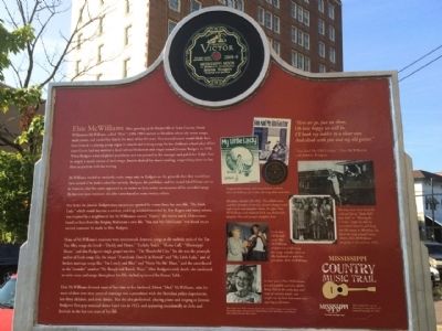 Elsie McWilliams Marker (Rear). Click for full size. Elsie McWilliams Marker (Rear) image. Click for full size.