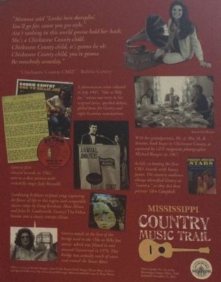 Bobbie Gentry Marker photos image. Click for full size.