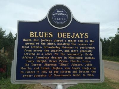 Blues Deejays Marker (Front) image. Click for full size.