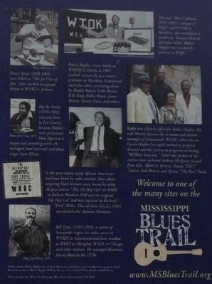 Blues Deejays Marker (Rear) image. Click for full size.