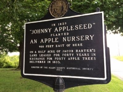 "Johnny Appleseed" Marker. Click for full size. "Johnny Appleseed" Marker image. Click for full size.