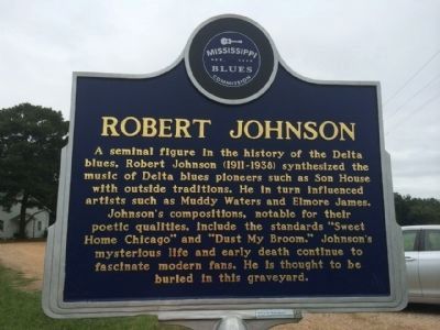 Robert Johnson Marker (Front) image. Click for full size.