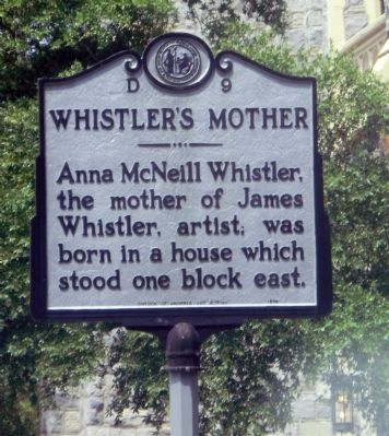 Whistler's Mother Marker image. Click for full size.
