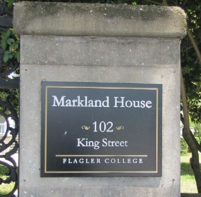 Markland Entrance Gate, located at 102 King Street image. Click for full size.