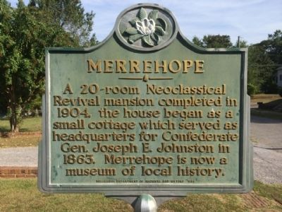Merrehope Marker. Click for full size. Merrehope Marker image. Click for full size.