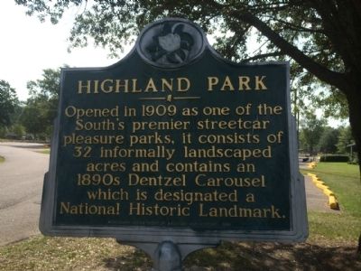 Highland Park Marker image. Click for full size.