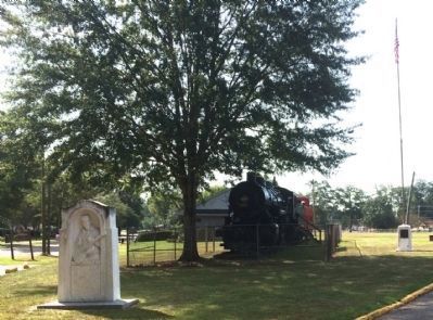 Jimmie Rodgers Monument moved here from State Roadside Park. image. Click for full size.