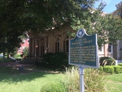 B.S. Ricks Memorial Library. Click for full size. B.S. Ricks Memorial Library image. Click for full size.