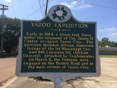 Yazoo Expedition Marker image. Click for full size.
