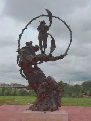 "The Path of Thorn and Roses" - new centerpiece sculpture by artist Mario Chiodo image. Click for full size.