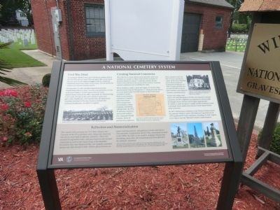 A National Cemetery System Marker image. Click for full size.
