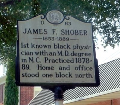 James F. Shober Marker image. Click for full size.