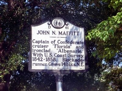 John N. Maffitt Marker image. Click for full size.